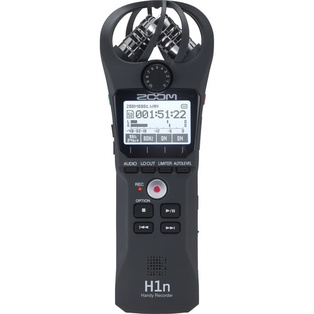 Zoom H1n-VP Portable Handy Recorder with Windscreen, AC Adapter, USB Cable & Case
